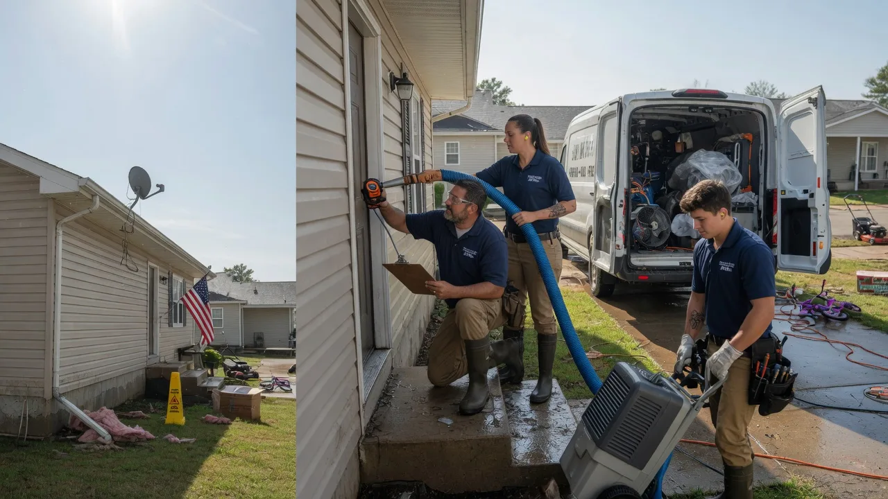 Ceiling Water Damage Restoration in Columbia Falls, MT near me
